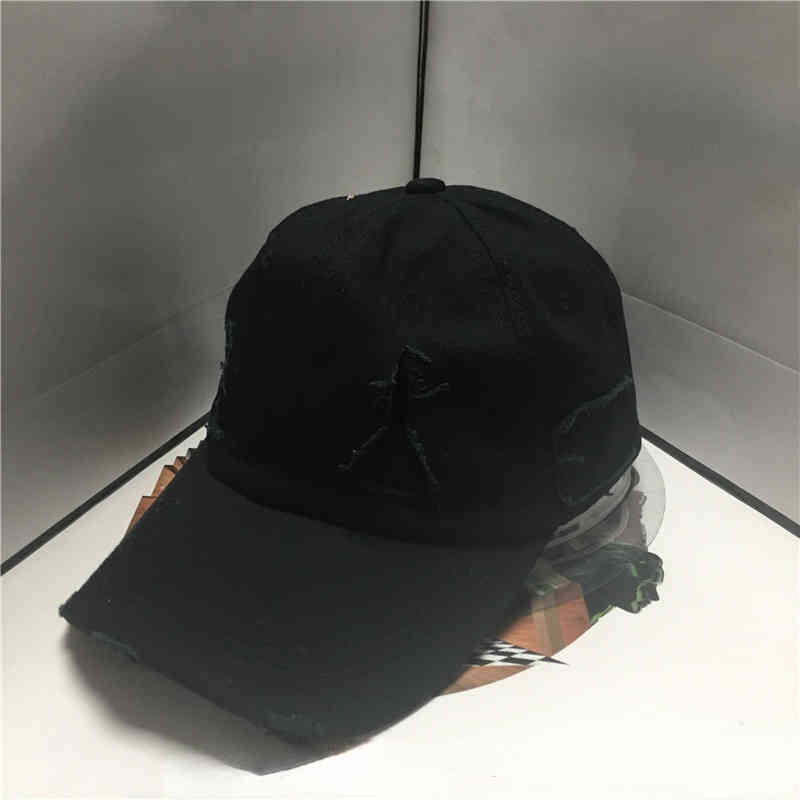 2022 Korean Version Brand Four Seasons Duck Tongue Hat Sewing Old Baseball Hat For Men And Women Y220406