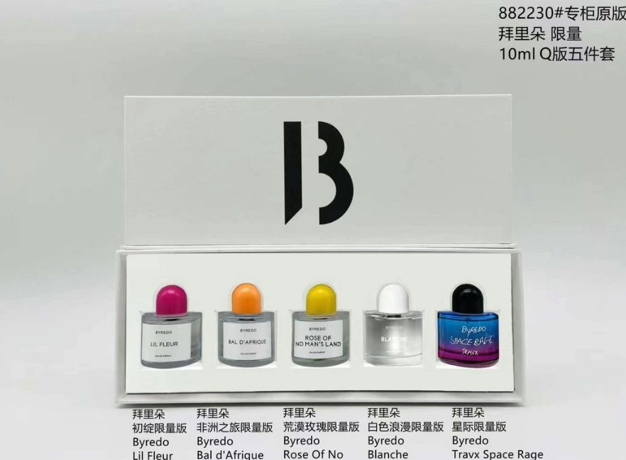 Byredo Perfume 10ml*5 Men Women Eau De Parfum Set Cologne Long Lasting Time Smell High Quality Fragrance Spray EDP Gift Box Fast Delivery
Byredo Perfume 10ml*5 Men Women Eau De Parfum Set Cologne Long Lasting Time Smell High Quality Fragrance Spray EDP Gift Box Fast Delivery