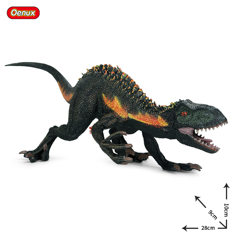 Jurassic Indominus Rex Velociraptor Action Figures Savage Tyrannosaurus Dinosaur World Animals Model PVC Collection Kid Toy 220815