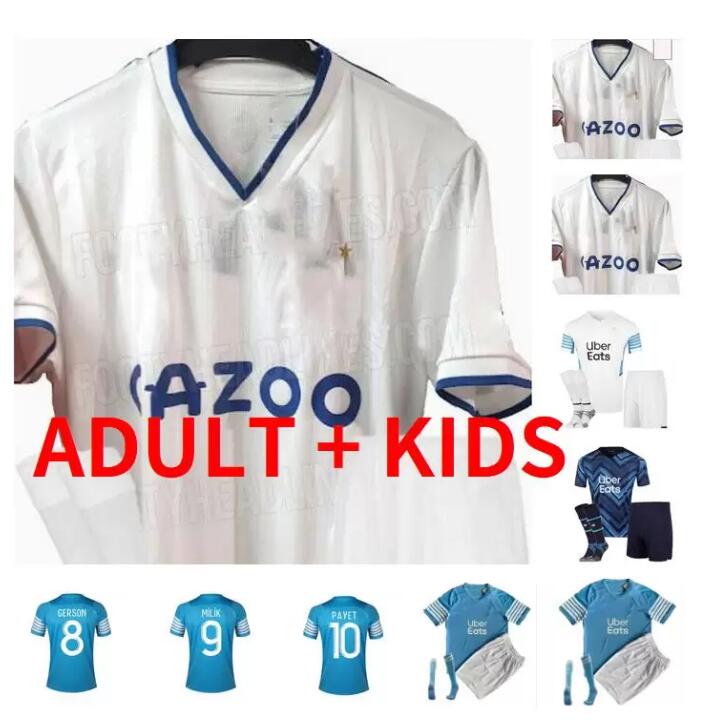 adult kits 22 23 Olympique De Marseilles soccer jerseys 2022 2023 OM GERSON MILIK LUIS HENRIQUE KAMARA UNDER football shirt PAYET KONRAD GUENDOUZI men kids kit, 21/22
adult kits 22 23 Olympique De Marseilles soccer jerseys 2022 2023 OM GERSON MILIK LUIS HENRIQUE KAMARA UNDER football shirt PAYET KONRAD GUENDOUZI men kids kit, 21/22