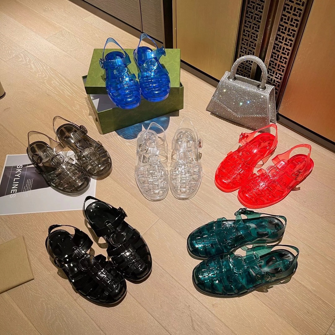 2023 Double G clear Sandals Jelly candy color womens Sandal Transparent Slippers Women ladies Flat mules Buckle Rubber summer outdoor Shoes Flip Flops slipper, Guc2221
2023 Double G clear Sandals Jelly candy color womens Sandal Transparent Slippers Women ladies Flat mules Buckle Rubber summer outdoor Shoes Flip Flops slipper, Guc2221