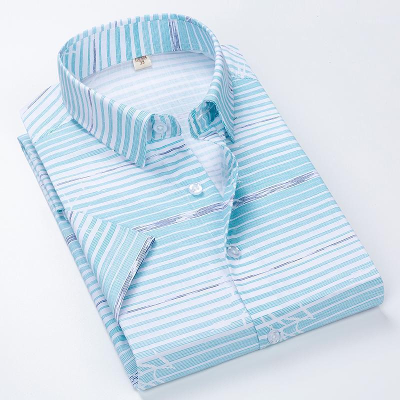 Summer Business Work Shirt Square Collar Short Sleeved Plus Size Solid Twill Striped Formal Men Dress Shirts No Fade Men's Casual, Pink
Summer Business Work Shirt Square Collar Short Sleeved Plus Size Solid Twill Striped Formal Men Dress Shirts No Fade Men's Casual, Pink