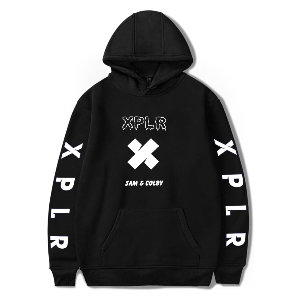 Sam and Colby Printed XPLR Merch Hoodie Boys/Girls Streetwear Fashion Hoodie Hooded Pullover Sweatshirt, 12
Sam and Colby Printed XPLR Merch Hoodie Boys/Girls Streetwear Fashion Hoodie Hooded Pullover Sweatshirt, 12