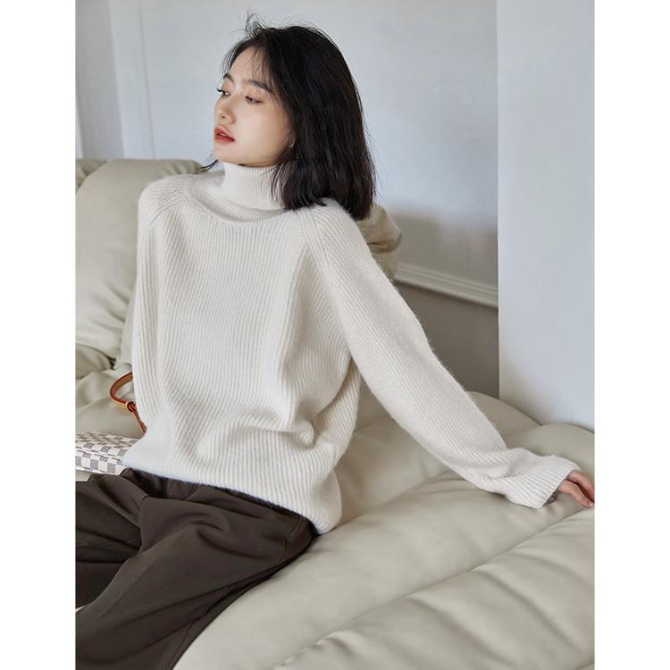 Women's Sweaters Backing Film Turtleneck Sweater Female In The Western Style Autumn Winter More Languid Is Lazy Wind Inside A Loose Outside, Sky blue
Women's Sweaters Backing Film Turtleneck Sweater Female In The Western Style Autumn Winter More Languid Is Lazy Wind Inside A Loose Outside, Sky blue