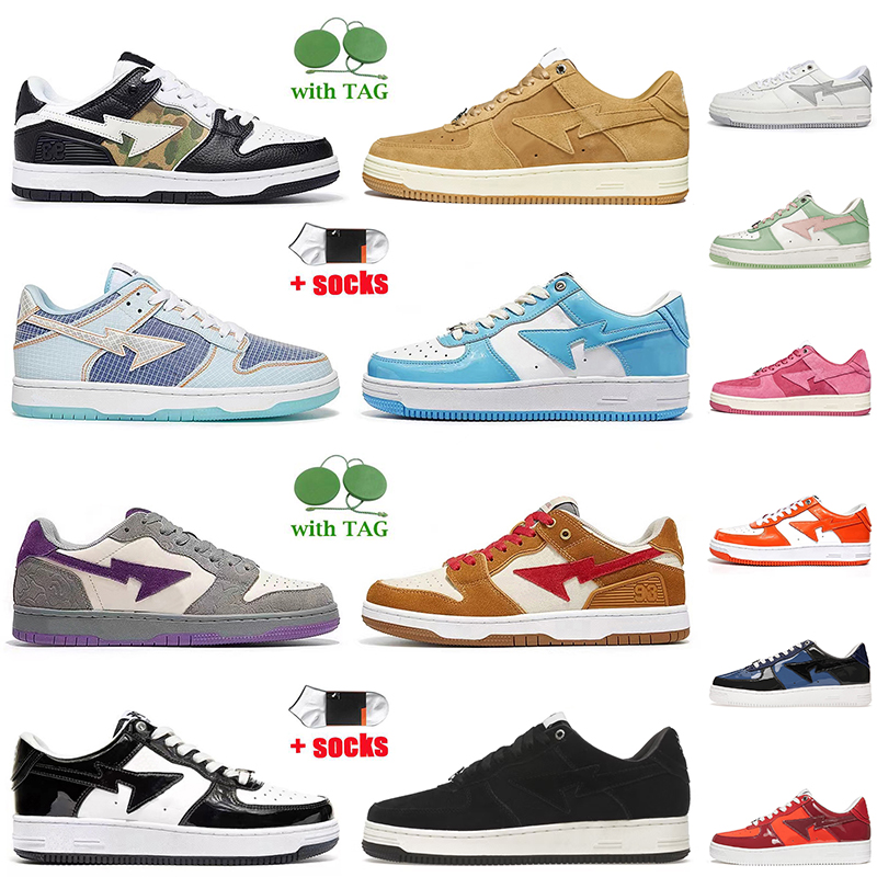 A Bathing Bapesta SK8 Designer Platform Casual Shoes High Quality Women Mens Bapestas Shoe Pastel Pack Green ABC Camo Pink Wheat Red White Black Baped Trainer Sneaker, C62 pastel pink 36-40
A Bathing Bapesta SK8 Designer Platform Casual Shoes High Quality Women Mens Bapestas Shoe Pastel Pack Green ABC Camo Pink Wheat Red White Black Baped Trainer Sneaker, C62 pastel pink 36-40