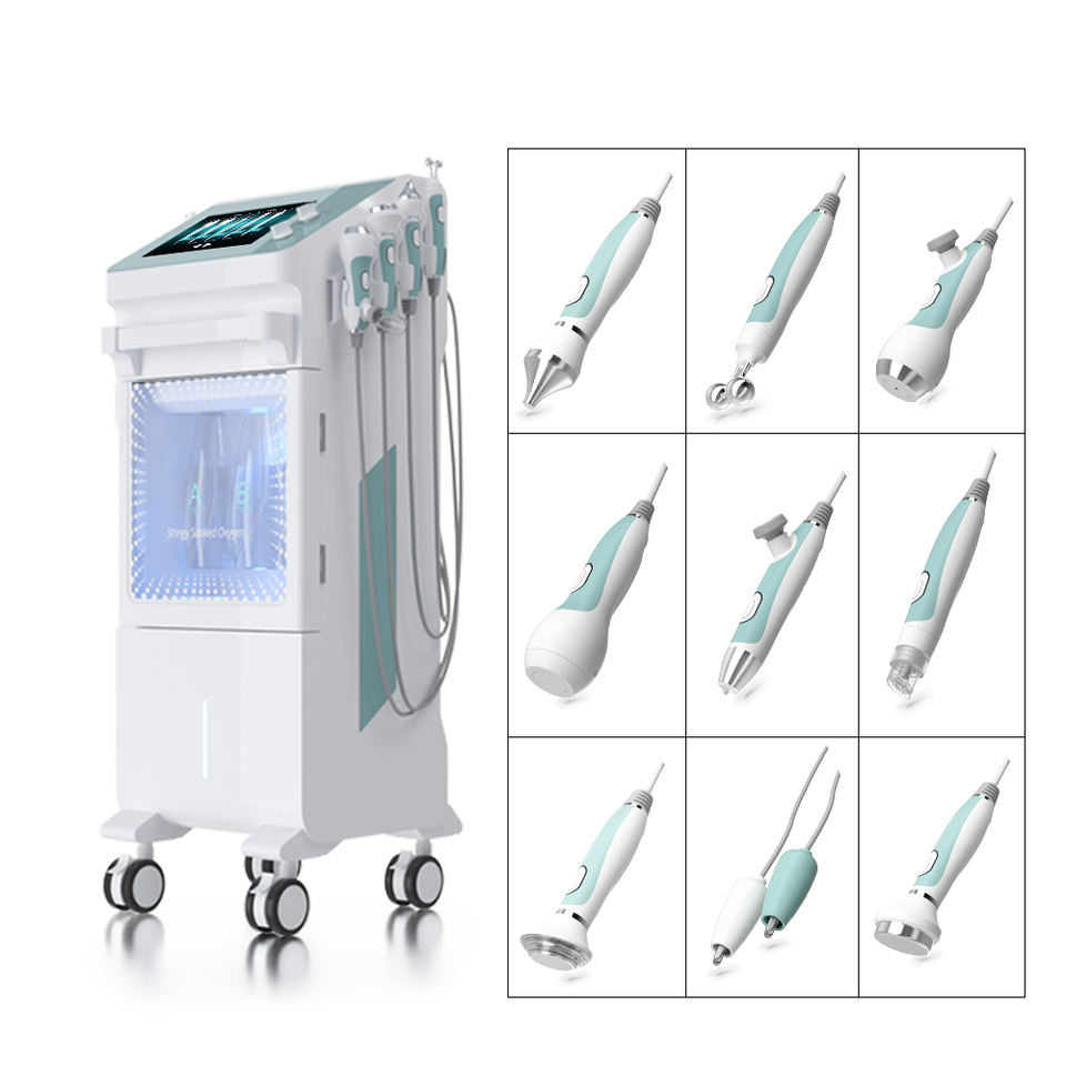 Multifunction Aqua Skin 9 in 1 facial Care Equipment Skin Smart Face Lifting BIO Beauty Machine