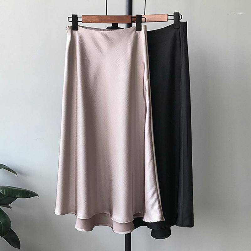 Skirts Elegant Solid Long Skirt Summer Autumn 2022 High Waist Casual Loose Lady Office Wear Vintage Mujer Faldas, Khaki
Skirts Elegant Solid Long Skirt Summer Autumn 2022 High Waist Casual Loose Lady Office Wear Vintage Mujer Faldas, Khaki