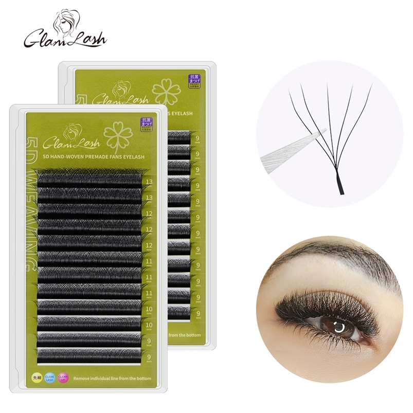 GLAMLASH 3D 4D 5D Shaped Lashes Easy Fan Eyelash Extensions holesales YY Premade Volume 12 Rows W Style Natural Soft 220613
GLAMLASH 3D 4D 5D Shaped Lashes Easy Fan Eyelash Extensions holesales YY Premade Volume 12 Rows W Style Natural Soft 220613
