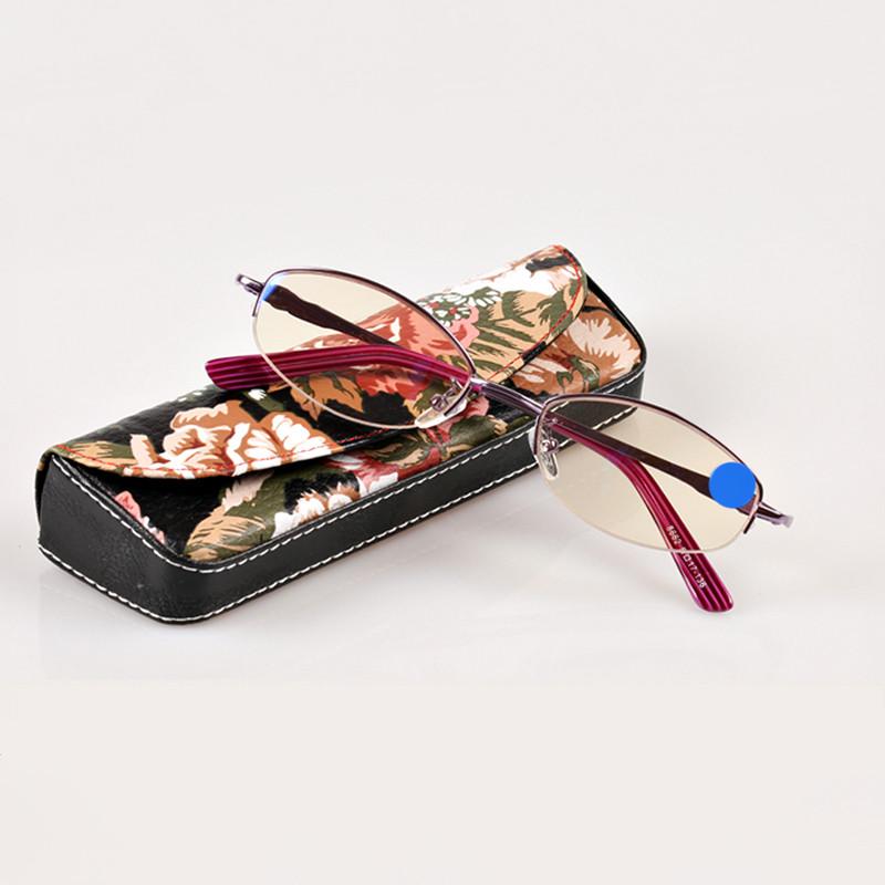 Sunglasses Elegant Women Reading Glasses Half Frame Alloy Metal Anti Radiation Blue Light Presbyopic Resin Lenses 1.0-4.0 R070Sunglasses
Sunglasses Elegant Women Reading Glasses Half Frame Alloy Metal Anti Radiation Blue Light Presbyopic Resin Lenses 1.0-4.0 R070Sunglasses