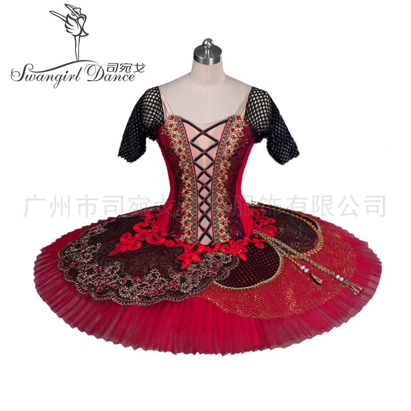 Women Don Quixote Variation YAGP Competiton Ballet Tutu Adult Black Red Professional Classical Platter Tutu BT9080
Women Don Quixote Variation YAGP Competiton Ballet Tutu Adult Black Red Professional Classical Platter Tutu BT9080