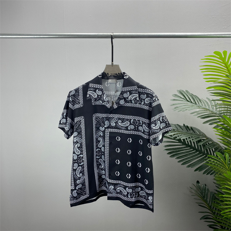 Luxury Designer Shirts Mens Fashion Geometric print bowling shirt Hawaii Floral Casual Shirts Men Slim Fit Short Sleeve Variety#A29
Luxury Designer Shirts Mens Fashion Geometric print bowling shirt Hawaii Floral Casual Shirts Men Slim Fit Short Sleeve Variety#A29