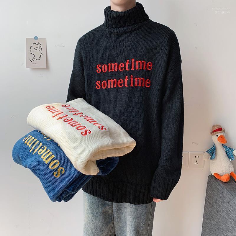 Ulzzang Turtleneck Men Sweater Thick Autumn Harajuku Style Bf Korean Version Of The Trend Personality Lazy Wind Male Sweaters Men's, Black
Ulzzang Turtleneck Men Sweater Thick Autumn Harajuku Style Bf Korean Version Of The Trend Personality Lazy Wind Male Sweaters Men's, Black