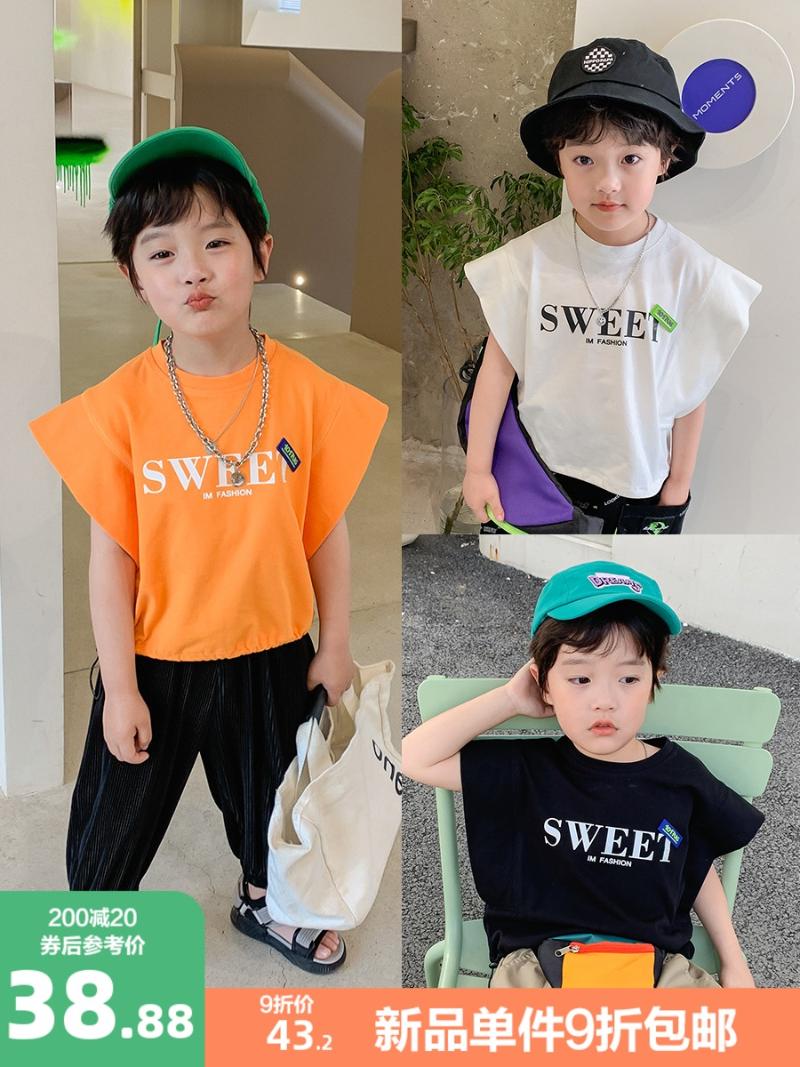 T-shirts Children's Clothing Boys' Waistcoat Vest Outer Wear Summer Thin 2022 Medium And Big Children Cotton Top FashionT-shirts, Black
T-shirts Children's Clothing Boys' Waistcoat Vest Outer Wear Summer Thin 2022 Medium And Big Children Cotton Top FashionT-shirts, Black