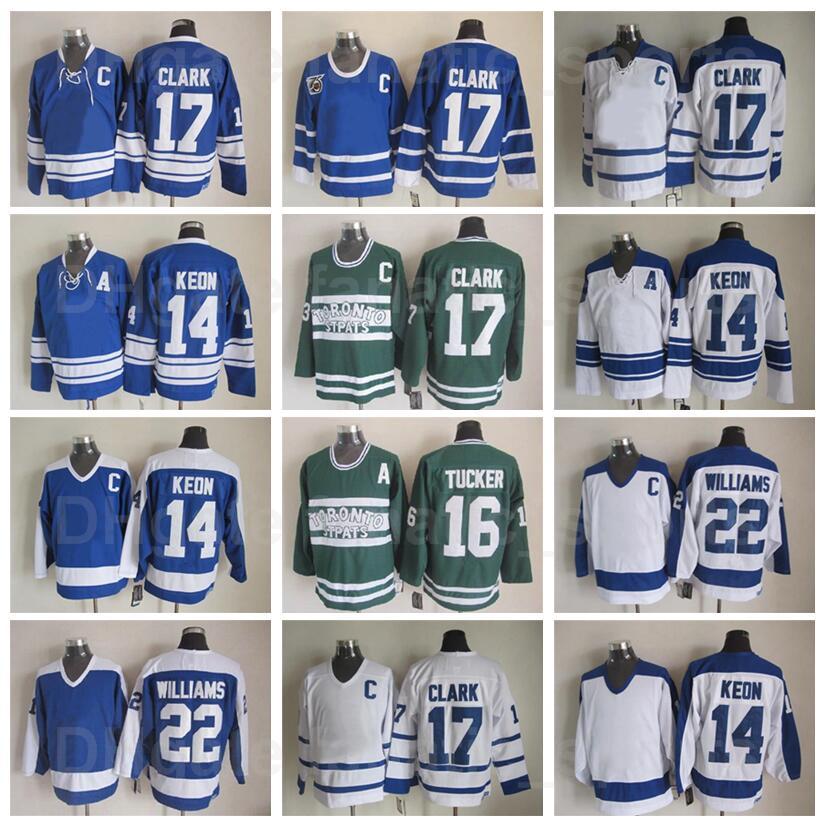 Retro Arenas 17 Wendel Clark Jersey Ice Hockey 14 Dave Keon 16 Darcy Tucker 22 tiger Williams Vintage Classic Color Blue White Green 75th An, 14 white
Retro Arenas 17 Wendel Clark Jersey Ice Hockey 14 Dave Keon 16 Darcy Tucker 22 tiger Williams Vintage Classic Color Blue White Green 75th An, 14 white