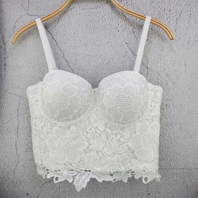 Sexy Black Bead Bra Fashion Plus Size Underwear Women Lingerie Club Party Denim Zebra 220325