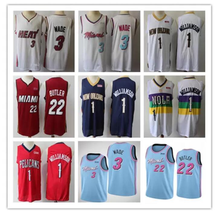 Men Dwayne 3 Wade Jersey Jimmy 22 Butler stitched jerseys Zion 1 Williamson jerseys''nba''Jerseys, Colour 5
Men Dwayne 3 Wade Jersey Jimmy 22 Butler stitched jerseys Zion 1 Williamson jerseys''nba''Jerseys, Colour 5