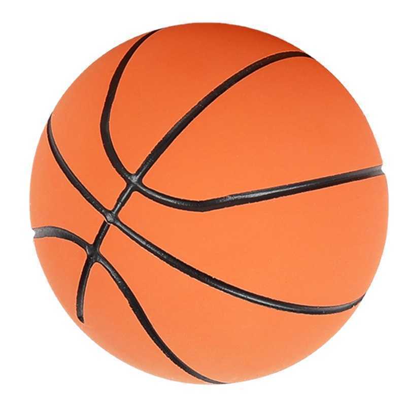Wholesale 63MM Diameter Mini Basketball Solid Soft Floating Bouncing Child Elastic Rubber Ball Reaction Training Stress Funny Toy