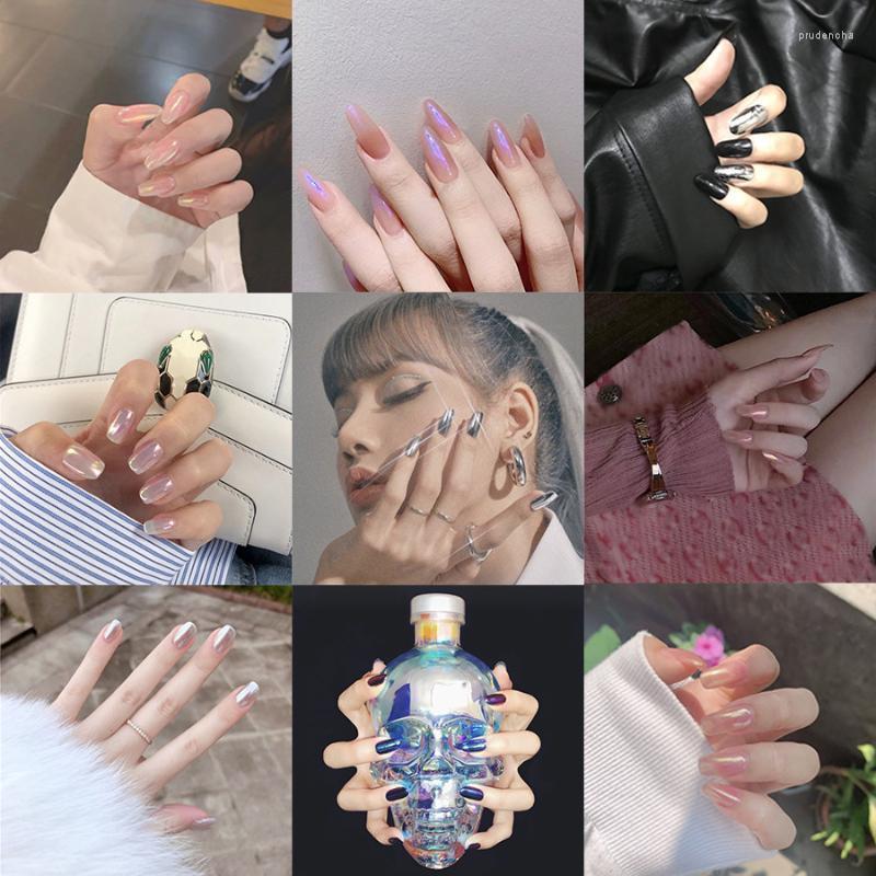 False Nails Wear Manicure Fake Nail Patch Finished Piece Ballet Metal Mirror Glue Prud22, 257
False Nails Wear Manicure Fake Nail Patch Finished Piece Ballet Metal Mirror Glue Prud22, 257