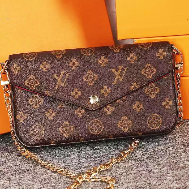 luxurys designer bag favorite multi accessories 3 pcs set womens Crossbody Purse Messenger bags Handbags Flowers shoulder lady Genuine Leather with box 61276, Black embossing
luxurys designer bag favorite multi accessories 3 pcs set womens Crossbody Purse Messenger bags Handbags Flowers shoulder lady Genuine Leather with box 61276, Black embossing
