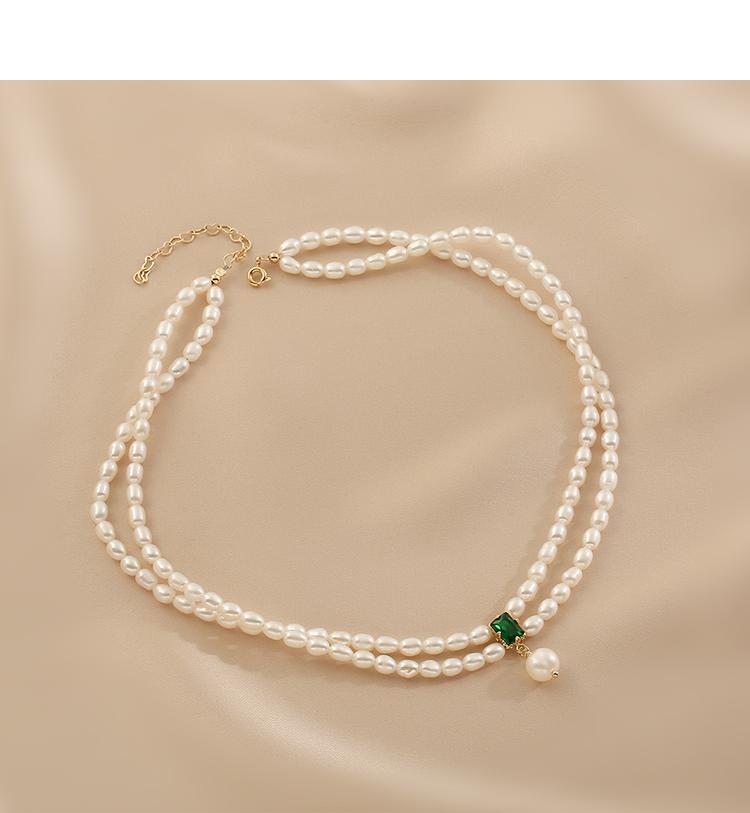 Pendant Necklaces Ins Wind Double Layer Small Pearl Necklace Natural Freshwater Red Green Choker Clavicle Chain AdjustablePendant PendantPen
Pendant Necklaces Ins Wind Double Layer Small Pearl Necklace Natural Freshwater Red Green Choker Clavicle Chain AdjustablePendant PendantPen