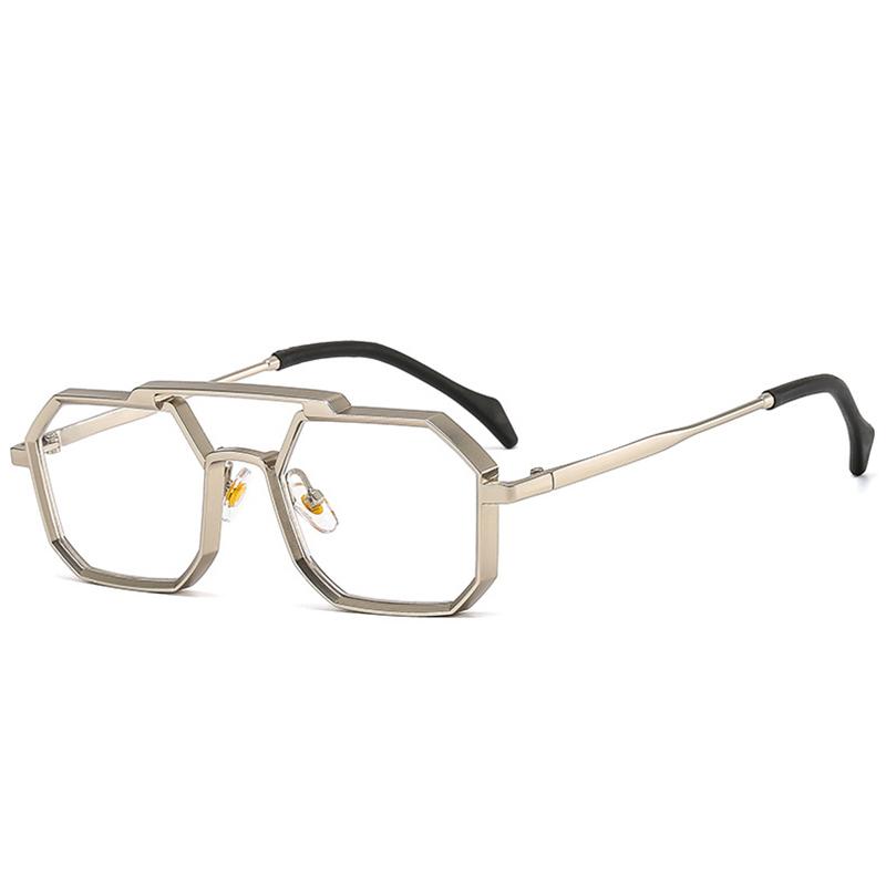 Fashion Sunglasses Frames Special Octagon Metal Eyeglasses Women Men Punk Polygon Eyewear Industrial Spectacles Black Gold Silver
Fashion Sunglasses Frames Special Octagon Metal Eyeglasses Women Men Punk Polygon Eyewear Industrial Spectacles Black Gold Silver