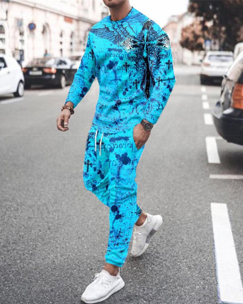 Men' Tracksuits 3D Printed Long Sleeve Mens T Shirts Suit Fashion Casual European And American Style Sets Plus Size Creative Custom, Tc1055
Men' Tracksuits 3D Printed Long Sleeve Mens T Shirts Suit Fashion Casual European And American Style Sets Plus Size Creative Custom, Tc1055