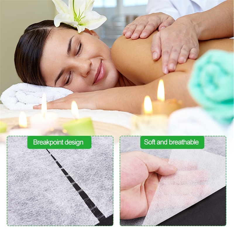 50pcs/roll Disposable Bed Sheets Bedroom Massage Table Beauty Salon Spa Non-woven Fabric Sheet Tattoo Supply 220325