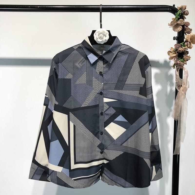 Design Fashion Women Turn Down Collar Geometric Aztec Print Loose Long Sleeve Spring Casual Blouse Shirt Plus Size ML Women's Blouses & Shir, Black
Design Fashion Women Turn Down Collar Geometric Aztec Print Loose Long Sleeve Spring Casual Blouse Shirt Plus Size ML Women's Blouses & Shir, Black