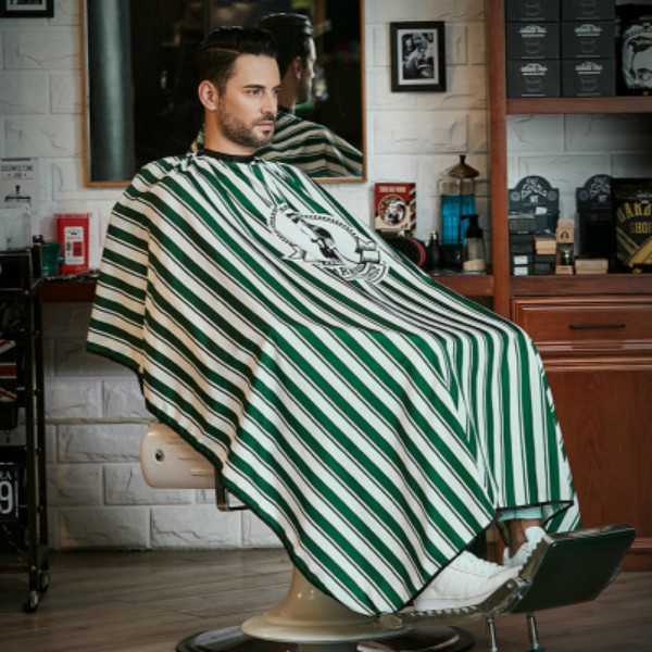 Hair Salon Barber Cutting Dye Apron Styling Cloth Antistatic dresser Cut Cape dress Gown 220621