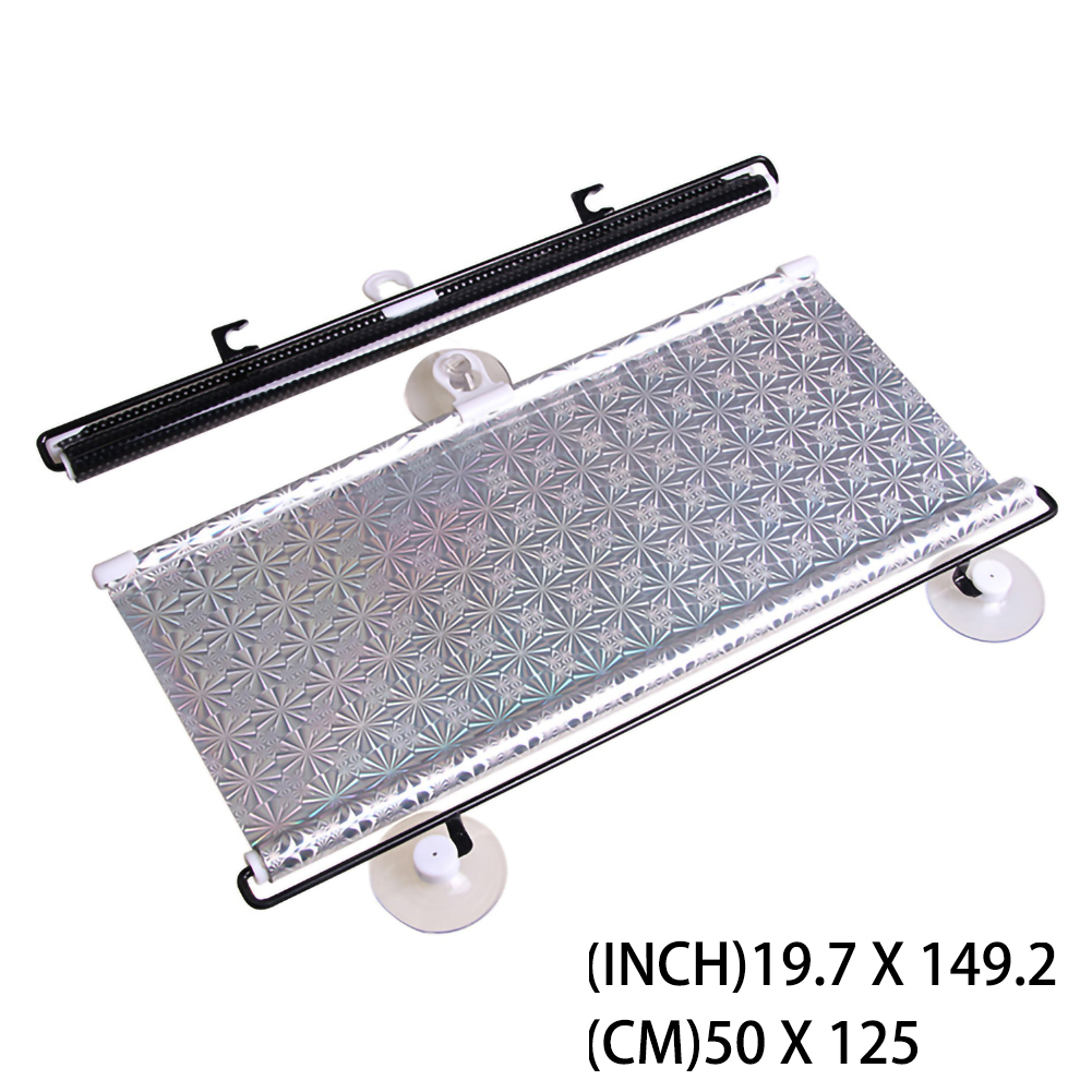 2021 Retractable Car Front Window Sunshades PVC Auto Windows Sun Shade Anti-UV Protection Sun Visor UV Protection