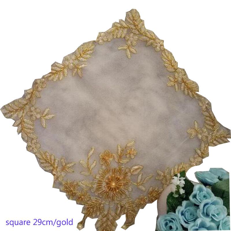 Mats & Pads Gold Lace Sequin Embroidery Placemat Cup Mug Kitchen Christmas Table Place Mat Cloth Tea Coffee Doily Dish Pan Pad
Mats & Pads Gold Lace Sequin Embroidery Placemat Cup Mug Kitchen Christmas Table Place Mat Cloth Tea Coffee Doily Dish Pan Pad