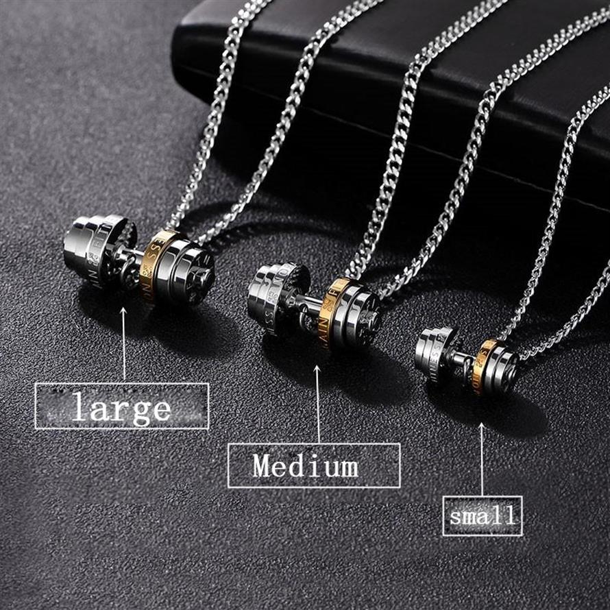 barbell Steel color stainless steel necklace mens Couple pendants Fitness sport man Fitness accesories jewelry on the neck pride300H
barbell Steel color stainless steel necklace mens Couple pendants Fitness sport man Fitness accesories jewelry on the neck pride300H