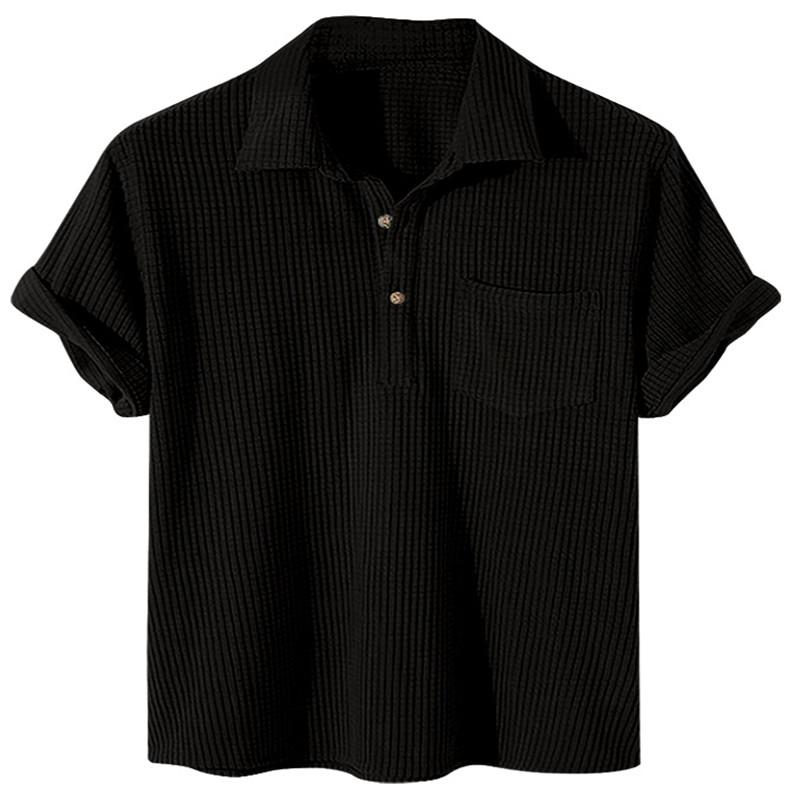 Men's Polos Men's Solid Color Lapel Button Cotton Blend Shirt Summer Fashion Checked Short Sleeve Breathable Comfortable PoloMen's Men's, Yuhfg-beige
Men's Polos Men's Solid Color Lapel Button Cotton Blend Shirt Summer Fashion Checked Short Sleeve Breathable Comfortable PoloMen's Men's, Yuhfg-beige