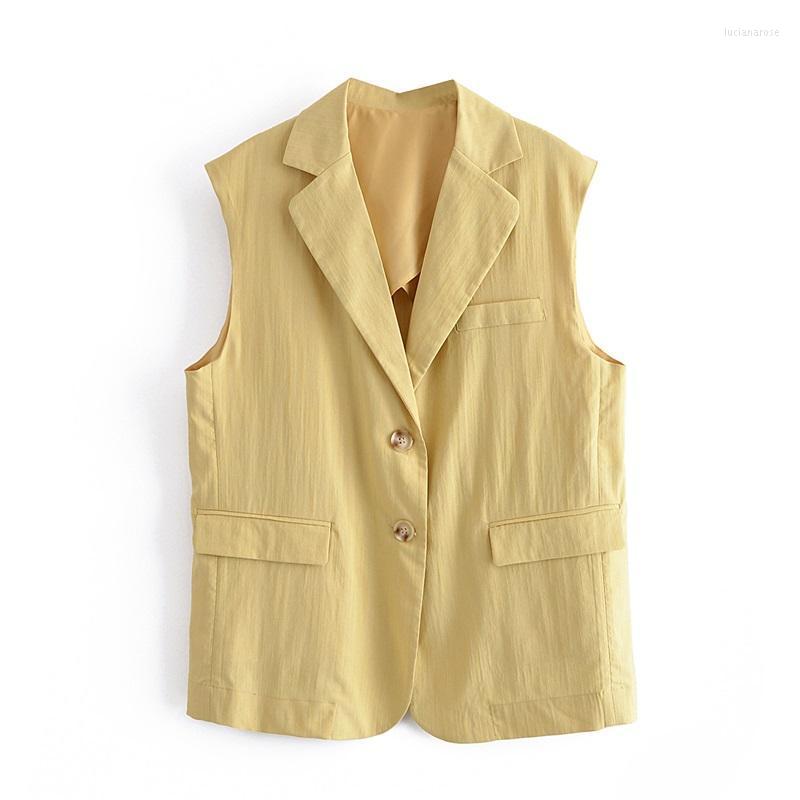 Women' Vests ZXQJ Women 2022 Fashion With Pockets Oversized Linen Waistcoat Vintage Sleeveless Button-up Female Vest Coat Chic Veste Luci22, As picture
Women' Vests ZXQJ Women 2022 Fashion With Pockets Oversized Linen Waistcoat Vintage Sleeveless Button-up Female Vest Coat Chic Veste Luci22, As picture