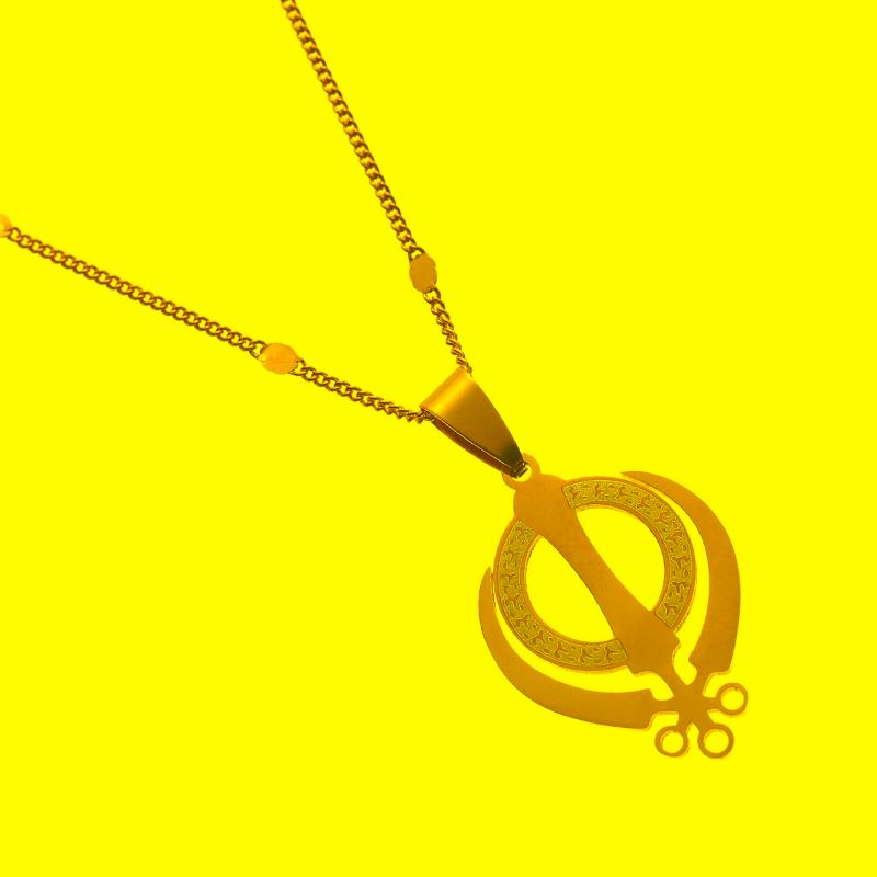 Pendant Necklaces Gold Color Stainless Steel Trendy Sikhism Pendants Necklace Sikhs Khanda Religion JewelryPendant
Pendant Necklaces Gold Color Stainless Steel Trendy Sikhism Pendants Necklace Sikhs Khanda Religion JewelryPendant