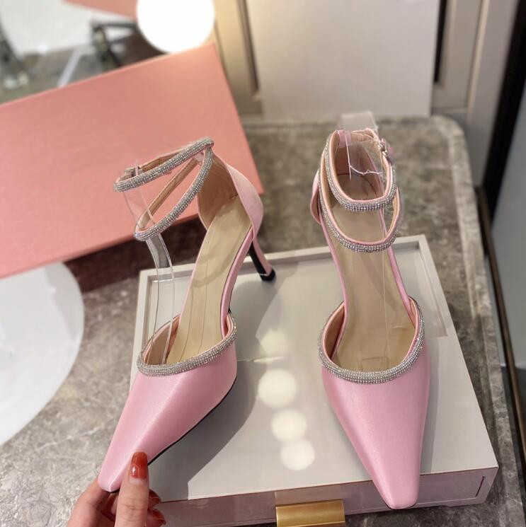 Summer sandals female tide new wild fairy style girl word buckle stiletto high heels