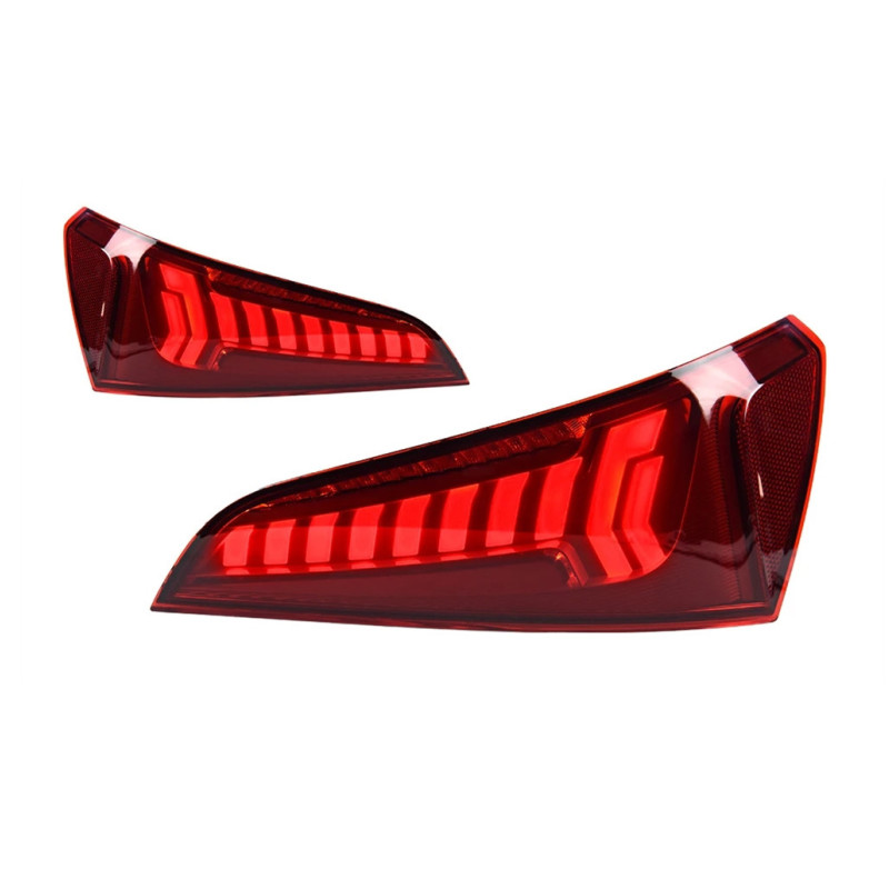 Car Styling Tail Lights For Q5 Q5L 20 08-20 18 Q7 Type Rear Lamp LED DRL Running Signal Brake Reversing Parking Light