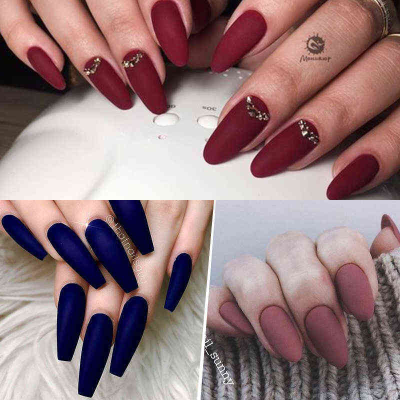 NXY Nail Gel 7 5ml Dark Purple Polish Soak Off Uv Led Semi Permanent Varnishes Manicure s Art Matte Top Coat Needed 0328