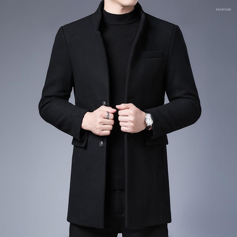 Men's Wool & Blends 2022 Arrival Men Woolen Coat Winter Short Jackets Autumn Mens Blend Overcoat Trench Man Kend22, Black
Men's Wool & Blends 2022 Arrival Men Woolen Coat Winter Short Jackets Autumn Mens Blend Overcoat Trench Man Kend22, Black