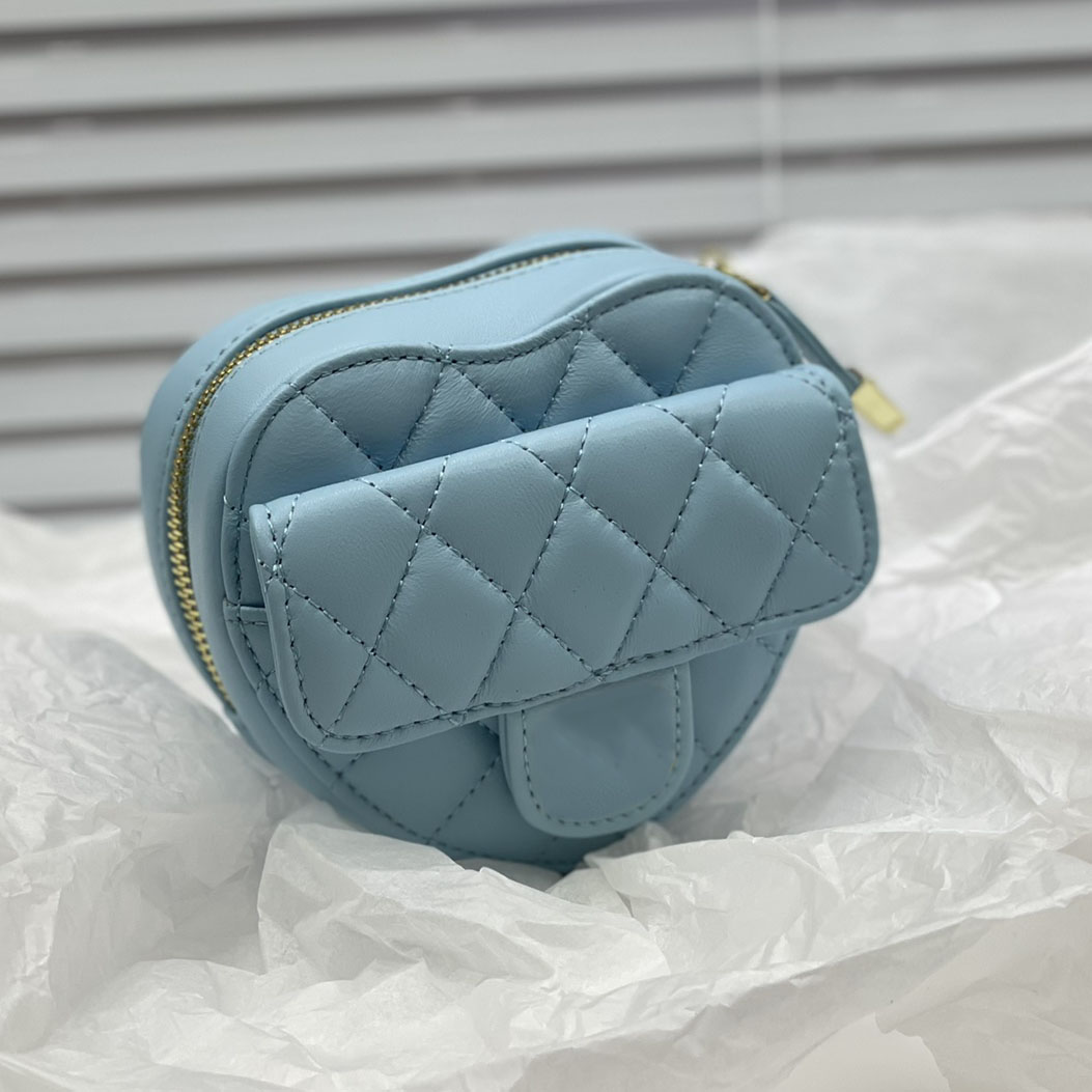 Super Mini Heart Crossbody Bags Candy Tone Premium Lambskin Classic Diamond Quilted Woven Chain Zipper Shoulder Bag Waist Bag Top Luxury Designer Handbag Clutch 13C, Box
Super Mini Heart Crossbody Bags Candy Tone Premium Lambskin Classic Diamond Quilted Woven Chain Zipper Shoulder Bag Waist Bag Top Luxury Designer Handbag Clutch 13C, Box