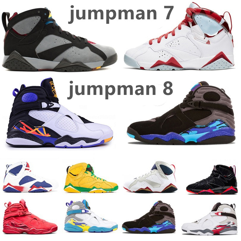 Jumpman 7 8 men Basketball Shoes 7s Bordeaux Topaz Mist Patent Leather Hare Flint 8s Aqua Raid South Beach Three Peat 3M Reflective trainers Sports Sneakers, Color#5
Jumpman 7 8 men Basketball Shoes 7s Bordeaux Topaz Mist Patent Leather Hare Flint 8s Aqua Raid South Beach Three Peat 3M Reflective trainers Sports Sneakers, Color#5