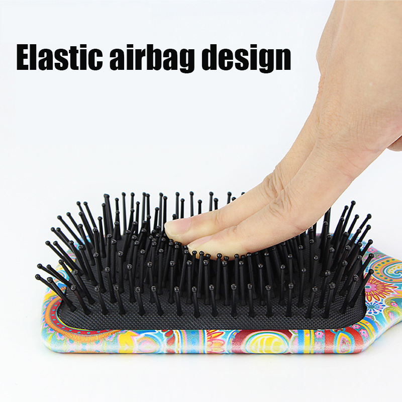 Hair Cushion Comb Cartoon Air Bag Comb Detangling Styling Pettine Brush Salon Hairdressing Straight Curly Women