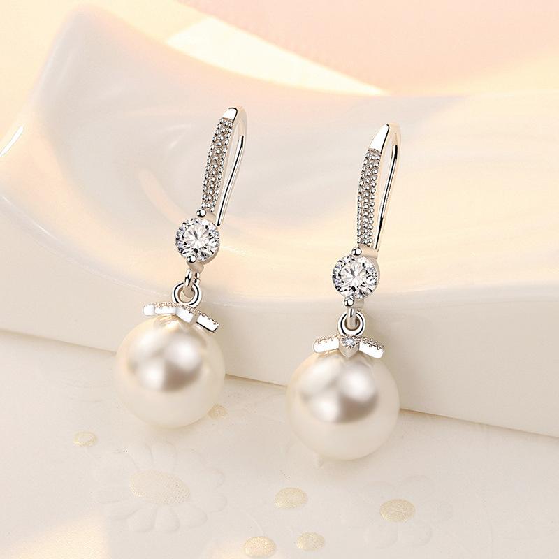 Dangle & Chandelier 10MM 12MM Pearl Earrings For Women Jewelry Exquisite Zircon Hooks Lady Party Accessories 925 Silver Female Bijou
Dangle & Chandelier 10MM 12MM Pearl Earrings For Women Jewelry Exquisite Zircon Hooks Lady Party Accessories 925 Silver Female Bijou