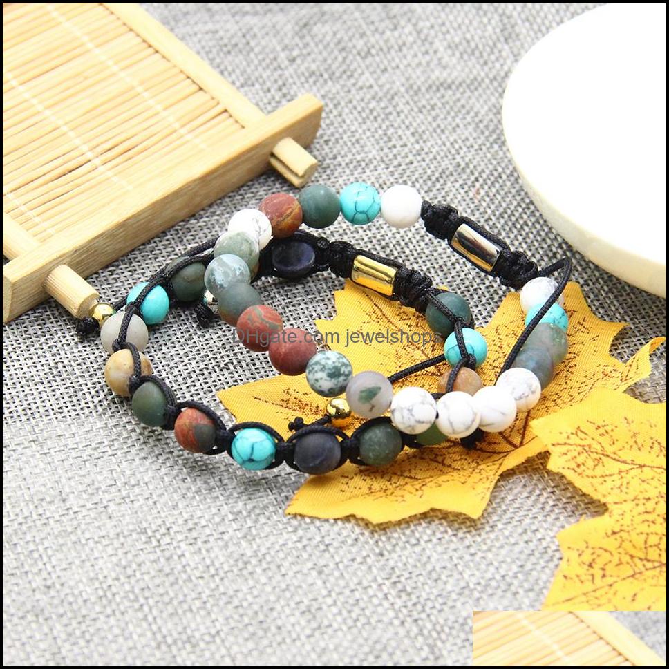 Fashion Stainless Steel Jewelry Handwork Beaded Bracelet Wholesale 10Pcs 8Mm Mix Colors Natural Stone Beads Rame Bracelets Drop Delivery 202
Fashion Stainless Steel Jewelry Handwork Beaded Bracelet Wholesale 10Pcs 8Mm Mix Colors Natural Stone Beads Rame Bracelets Drop Delivery 202