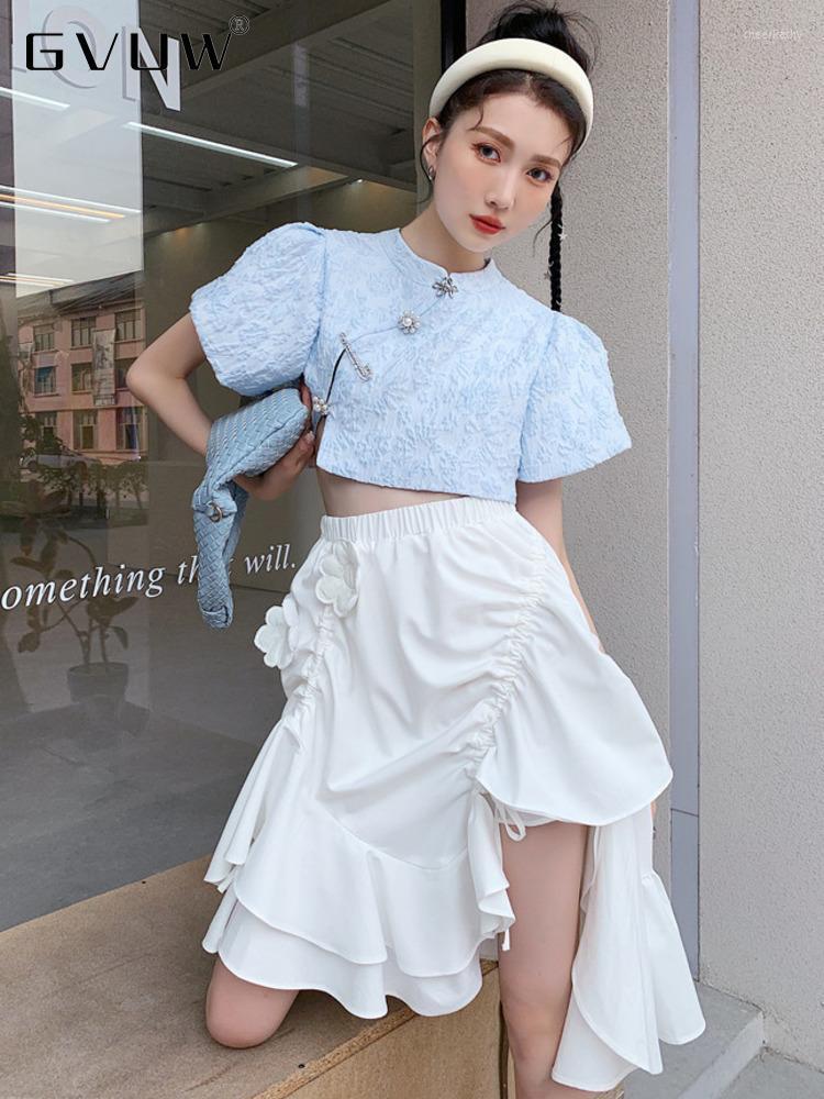 Women' Blouses & Shirts Jacquard Vintage Summer Elegant Blouse Women Blue Puff Sleeve Crop Top Ladies Short Cheongsam 20A2088Women' Chee22, Blue top
Women' Blouses & Shirts Jacquard Vintage Summer Elegant Blouse Women Blue Puff Sleeve Crop Top Ladies Short Cheongsam 20A2088Women' Chee22, Blue top