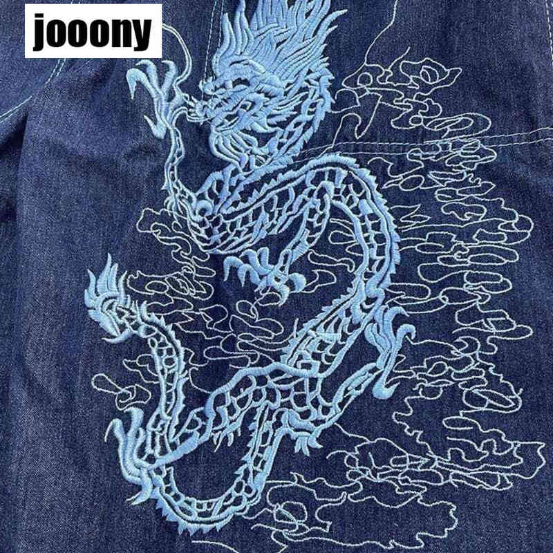 embroidery jean femme baggy denim Jeans for men clothing Man casual pants Men's jeans casual printed trousers mens pantn pant T220803