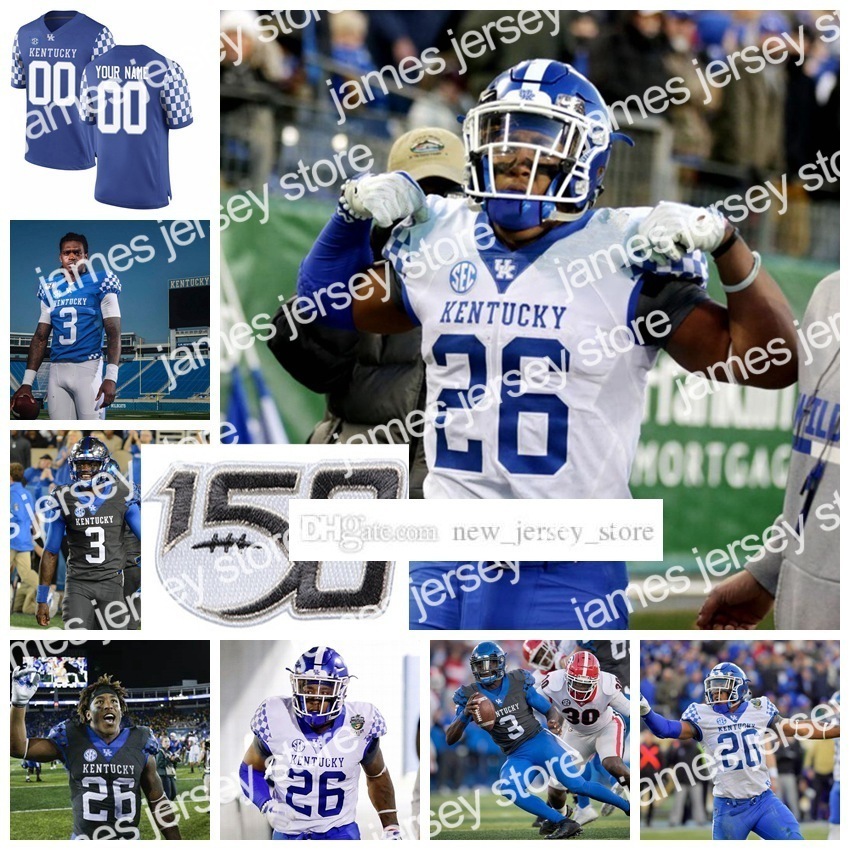 2022 NCAA Custom Kentucky College Wildcats Football Jerseys Stitched 18 Randall Cobb 9 Davonte Robinson 33 David Bouvier 57 Dermontti Dawson, Mens white with 150th
2022 NCAA Custom Kentucky College Wildcats Football Jerseys Stitched 18 Randall Cobb 9 Davonte Robinson 33 David Bouvier 57 Dermontti Dawson, Mens white with 150th