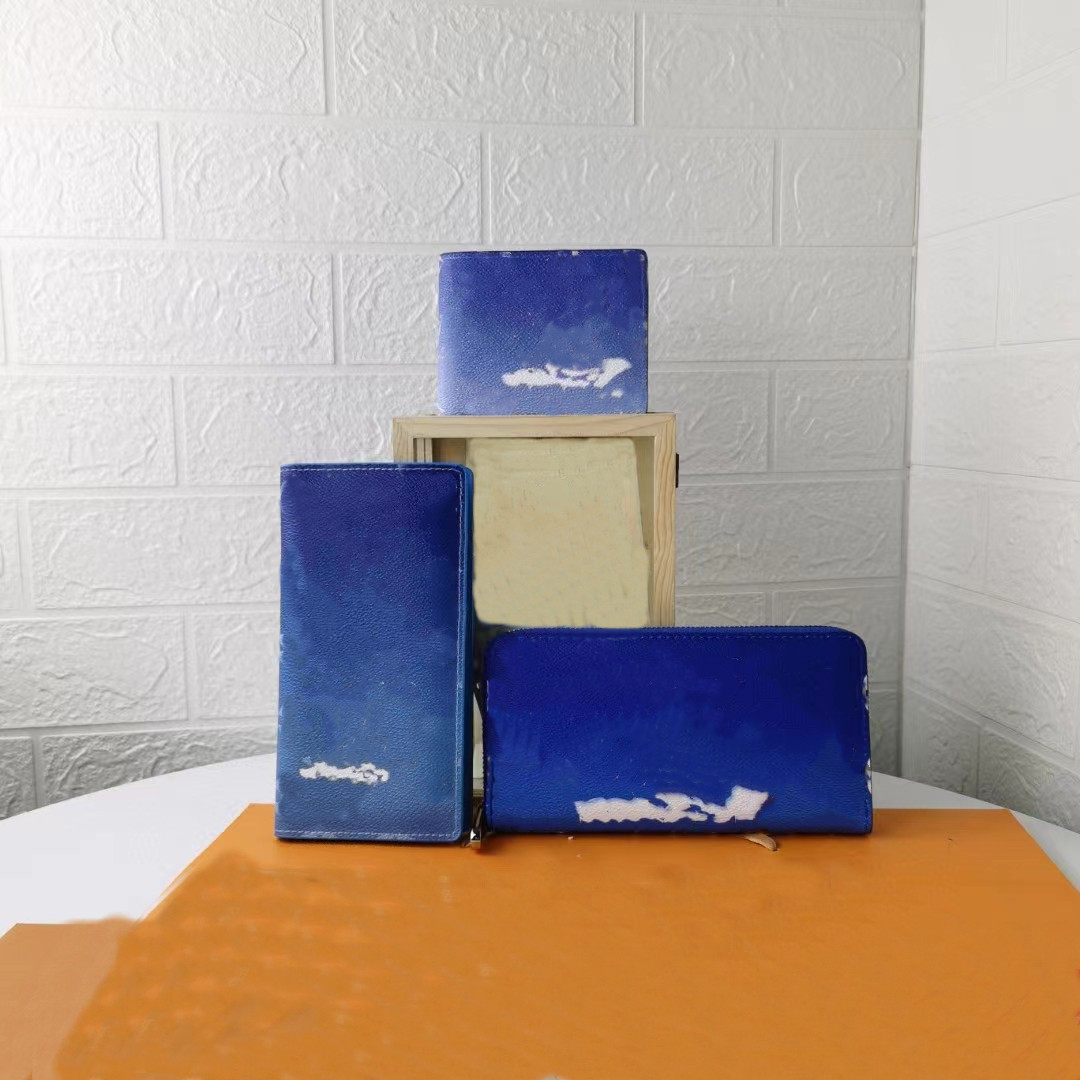 Luxurys Designers Wallet Pouch Leather Canvas Credit Cards Slots Long Woman Wallets Card Holder Purse Women Zip Clutches Bag White Clouds, Blue brief paragraph
Luxurys Designers Wallet Pouch Leather Canvas Credit Cards Slots Long Woman Wallets Card Holder Purse Women Zip Clutches Bag White Clouds, Blue brief paragraph