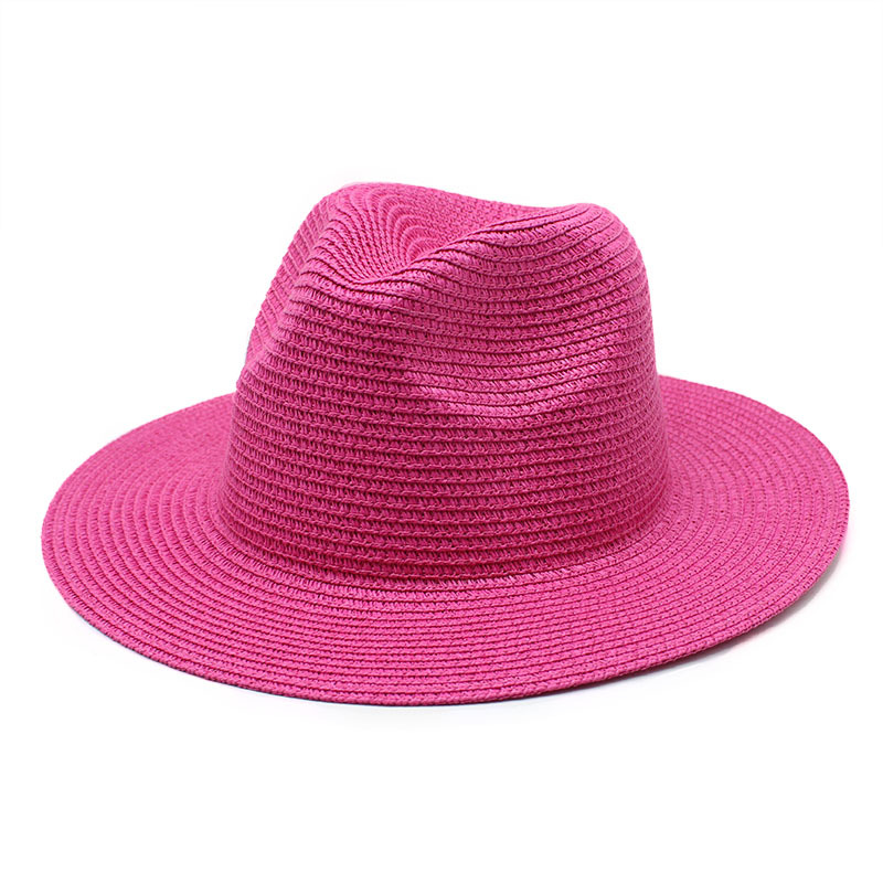 Spring Summer Sunhat Women Men Straw Hat Wide Brim Hats Woman Man Casual Top Hat Female Holiday Beach Caps Male Fashion Outdoor Tr