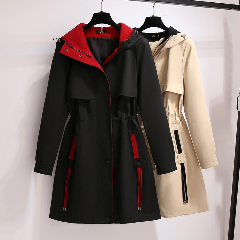 Women's Trench Coats Oversize 6xl Hooded Coat For Women Spring Autumn Loose Zipper Windbreaker Lady Outerwear Large Size Casual Overcoat JH3, Black
Women's Trench Coats Oversize 6xl Hooded Coat For Women Spring Autumn Loose Zipper Windbreaker Lady Outerwear Large Size Casual Overcoat JH3, Black